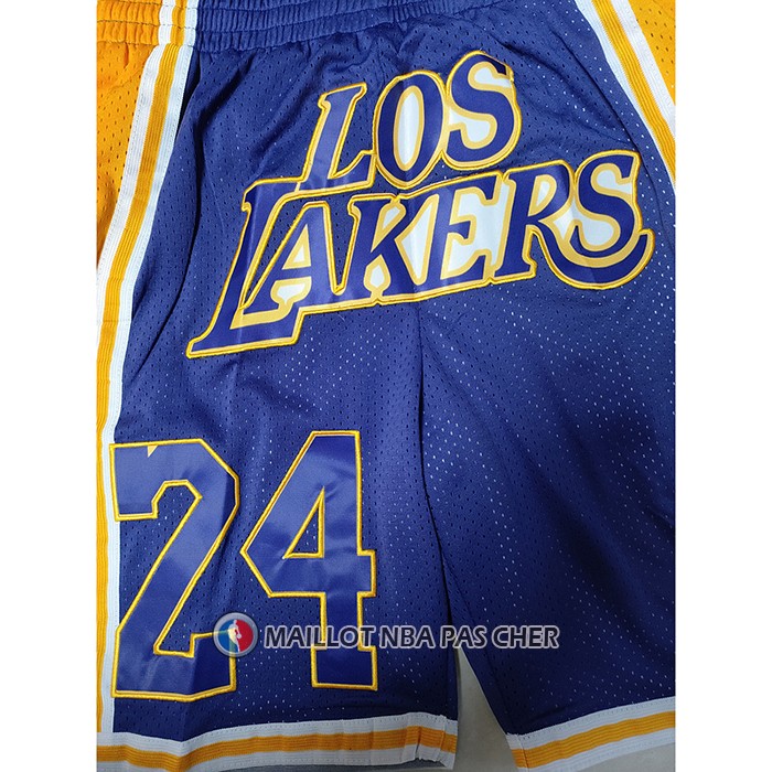 Short Los Angeles Lakers Kobe Bryant 24 Just Don Volet